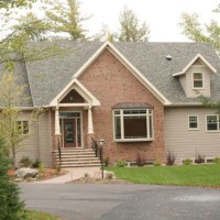 Exterior Home Construction in the Northwoods of Wisconsin