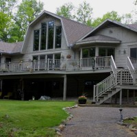 Eyecatching Timber Home Exterior with Deck