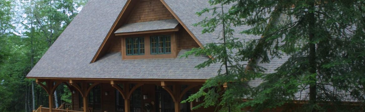 Look at the lovely asphalt shingle roof on this large custom home!